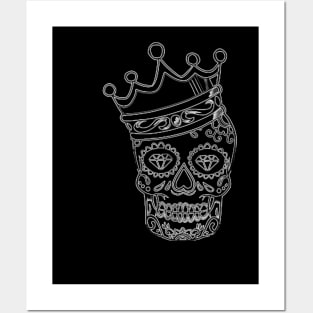 The king of skulls Posters and Art